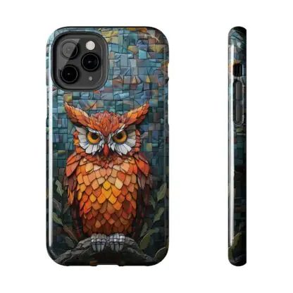 Phone Case - Stained Glass Owl Design - Image 8