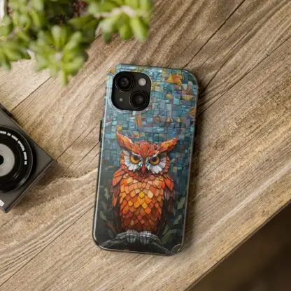 Phone Case - Stained Glass Owl Design