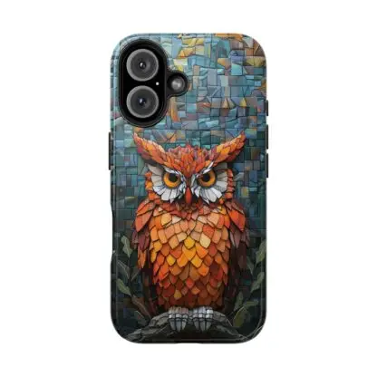 Phone Case - Stained Glass Owl Design - Image 3