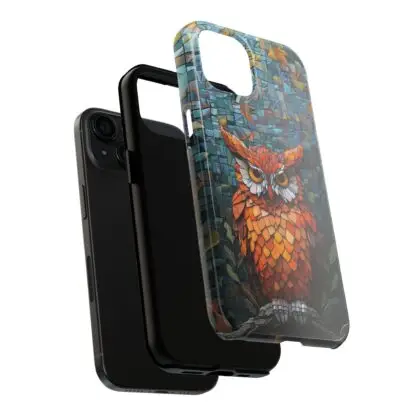 Phone Case - Stained Glass Owl Design - Image 2